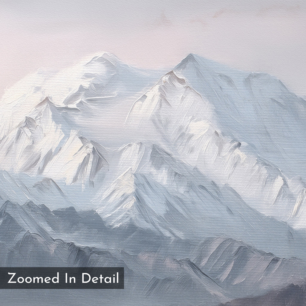 Whispers of the Frozen Range – earthy brown vintage canvas wall art print by Aspire Prints