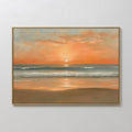 Whisper of the Tides Canvas Print – blush pink coastal canvas wall art print by Aspire Prints