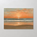 Whisper of the Tides Canvas Print – blush pink coastal canvas wall art print by Aspire Prints