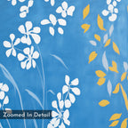 Whispering Cerulean Fields – blue botanical canvas wall art print by Aspire Prints