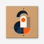 Bauhaus Balance Canvas Art - Square – Stretched Canvas Only on white background