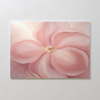 Whisper of Petals – blush pink botanical canvas wall art print by Aspire Prints