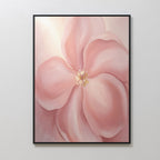 Whisper of Petals – blush pink botanical canvas wall art print by Aspire Prints