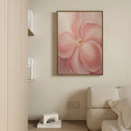 Whisper of Petals – blush pink botanical canvas wall art print by Aspire Prints