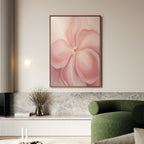Whisper of Petals – blush pink botanical canvas wall art print by Aspire Prints