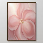 Whisper of Petals – blush pink botanical canvas wall art print by Aspire Prints