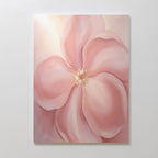 Whisper of Petals – blush pink botanical canvas wall art print by Aspire Prints