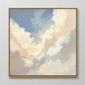 Where Heaven Softens – blue cloud canvas wall art print by Aspire Prints