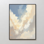 Whispers of the Heavens – blue cloud canvas wall art print by Aspire Prints