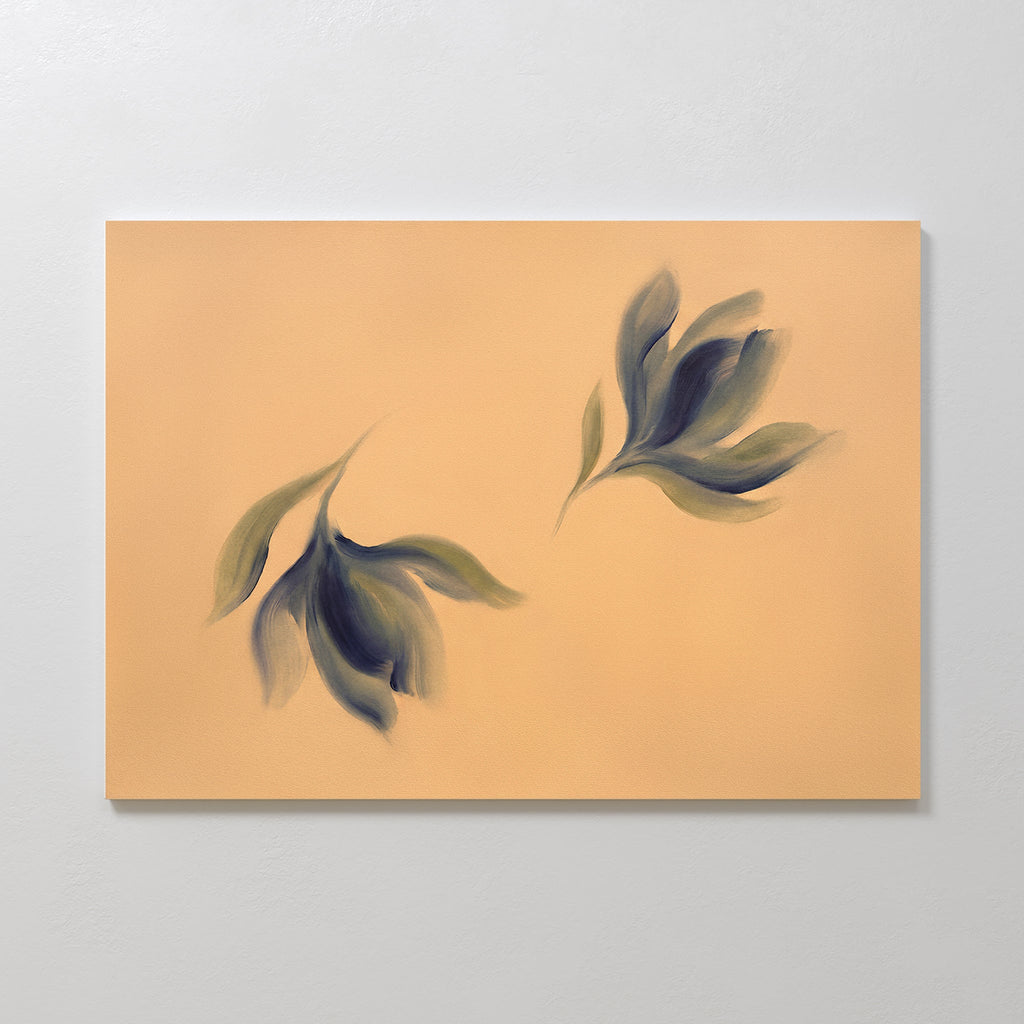 Whispering Sage – green botanical canvas wall art print by Aspire Prints