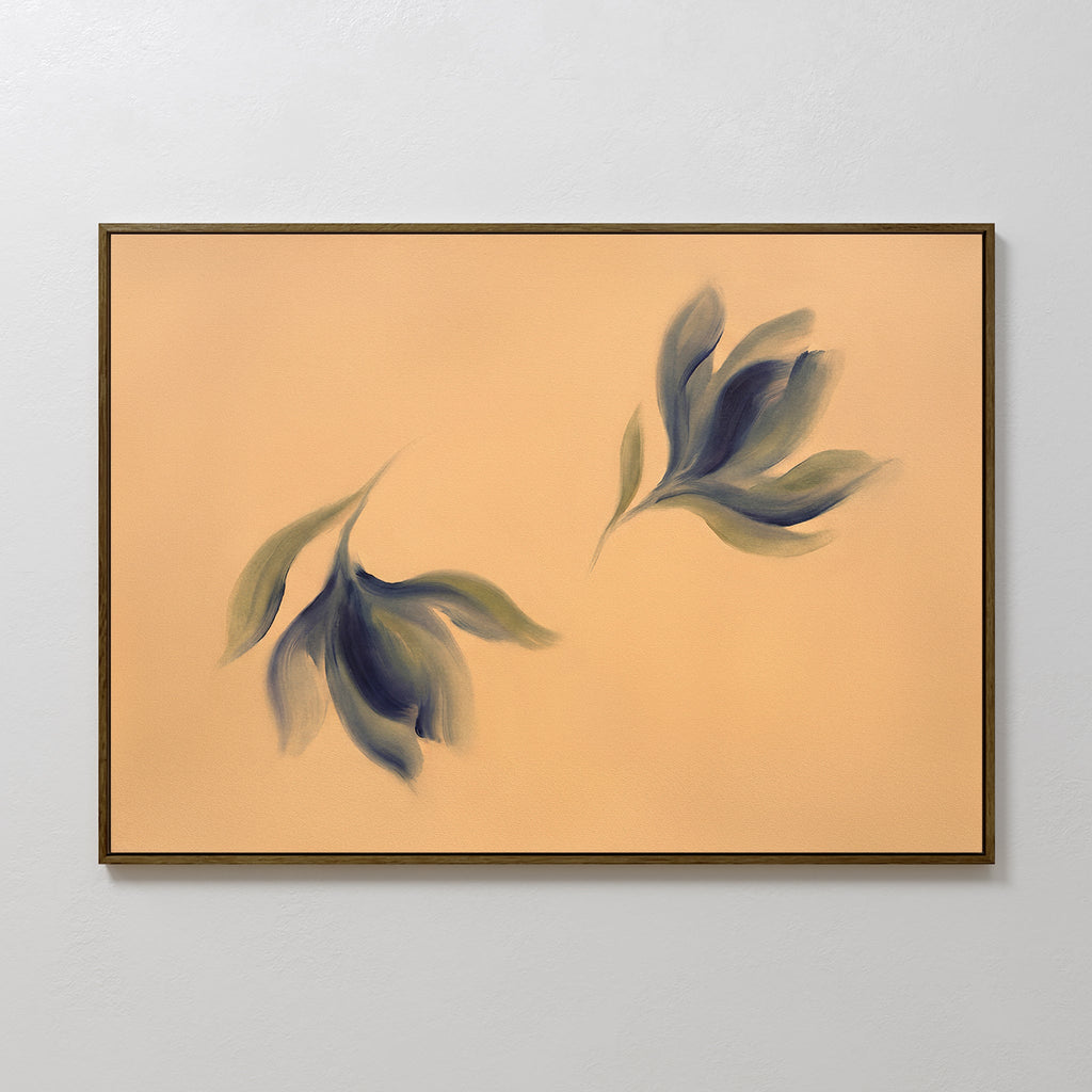 Whispering Sage – green botanical canvas wall art print by Aspire Prints