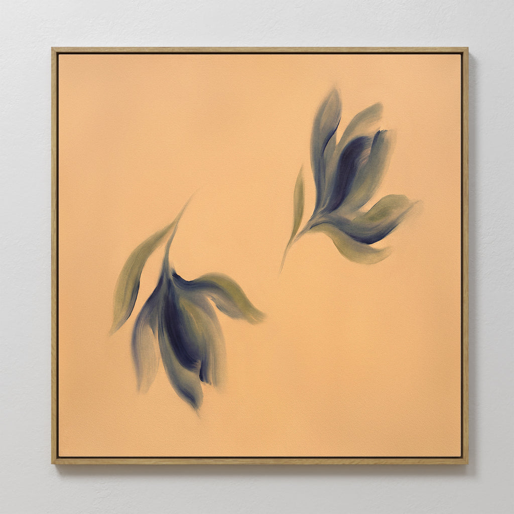 Whisper of the Olive Grove – green botanical canvas wall art print by Aspire Prints