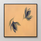 Whisper of the Olive Grove – green botanical canvas wall art print by Aspire Prints