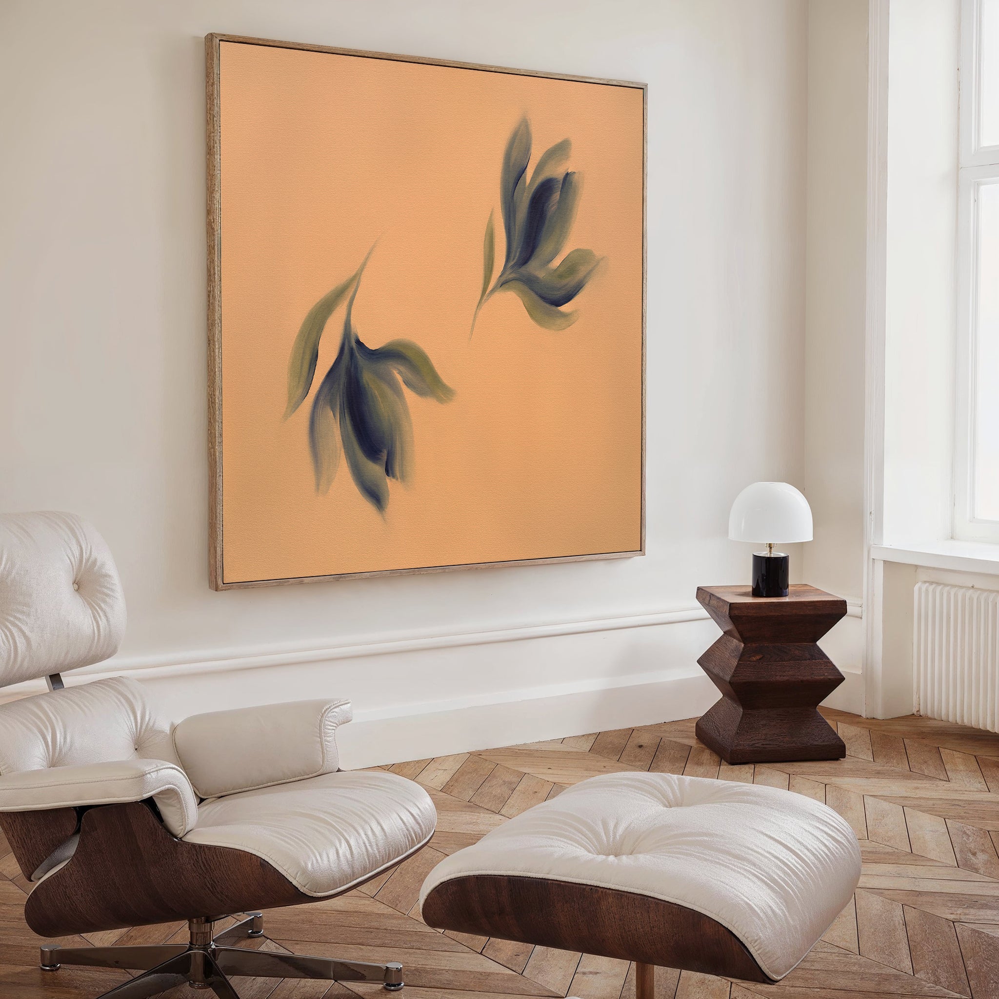 Whisper of the Olive Grove – green botanical canvas wall art print by Aspire Prints