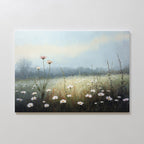 Whispers of First Light – green botanical canvas wall art print by Aspire Prints