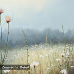 Whispers of First Light – green botanical canvas wall art print by Aspire Prints