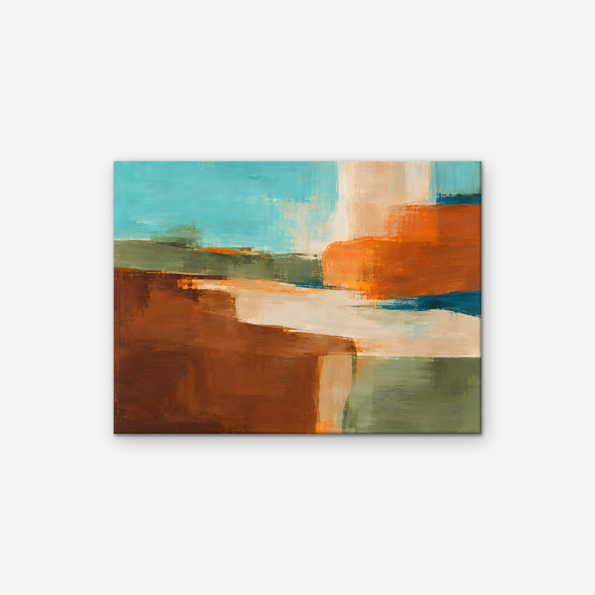 Desert Color Field Canvas Art - Horizontal – Stretched Canvas Only on white background