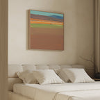 Whispers of the Painted Desert – earthy brown abstract canvas wall art print by Aspire Prints