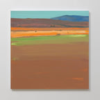 Whispers of the Painted Desert – earthy brown abstract canvas wall art print by Aspire Prints