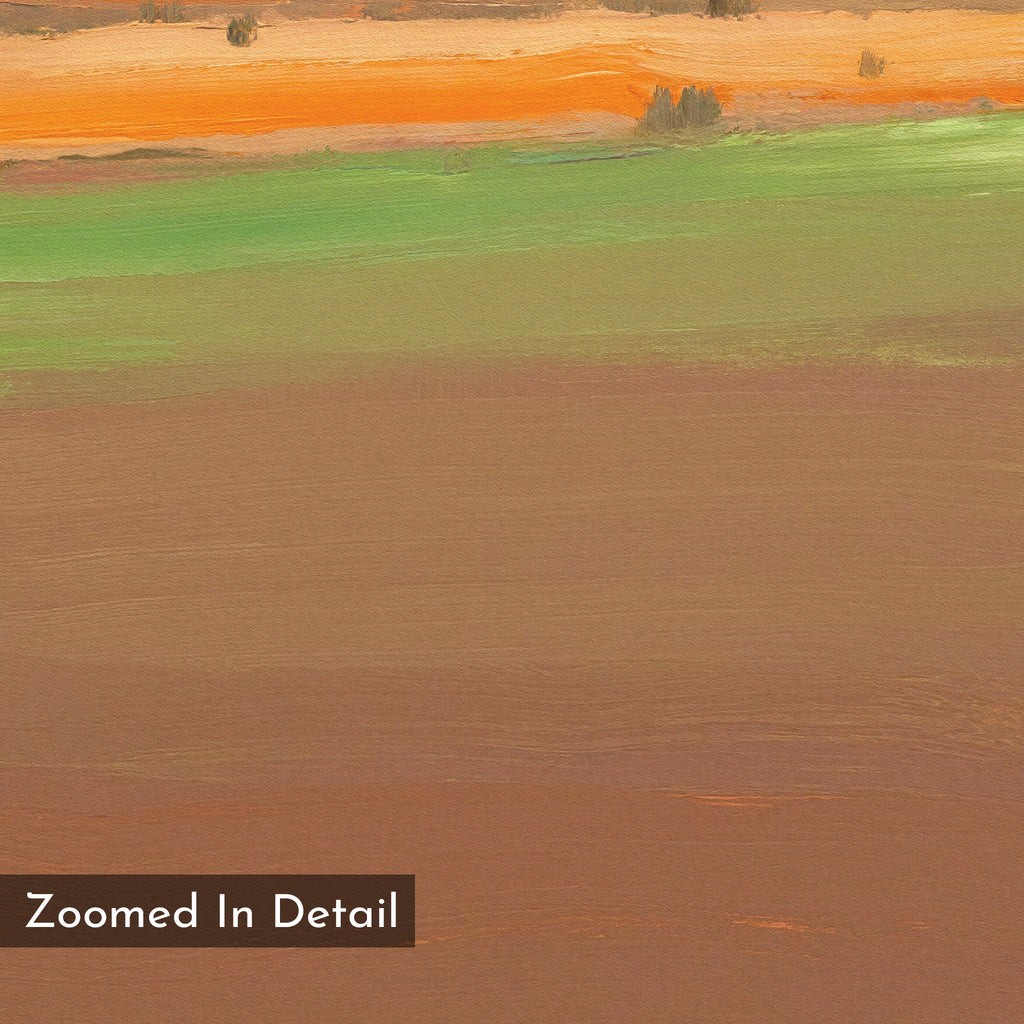 Whispers of the Mesa – earthy brown abstract canvas wall art print by Aspire Prints