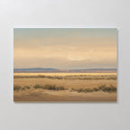 Whispers of the Mojave – golden yellow vintage canvas wall art print by Aspire Prints
