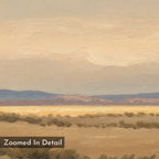 Whispers of the Mojave – golden yellow vintage canvas wall art print by Aspire Prints