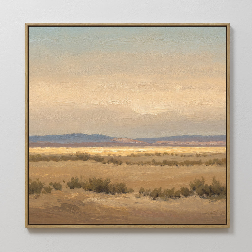 Whispers of the Dunes – golden yellow vintage canvas wall art print by Aspire Prints