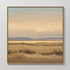 Whispers of the Dunes – golden yellow vintage canvas wall art print by Aspire Prints