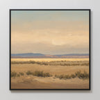 Whispers of the Dunes – golden yellow vintage canvas wall art print by Aspire Prints