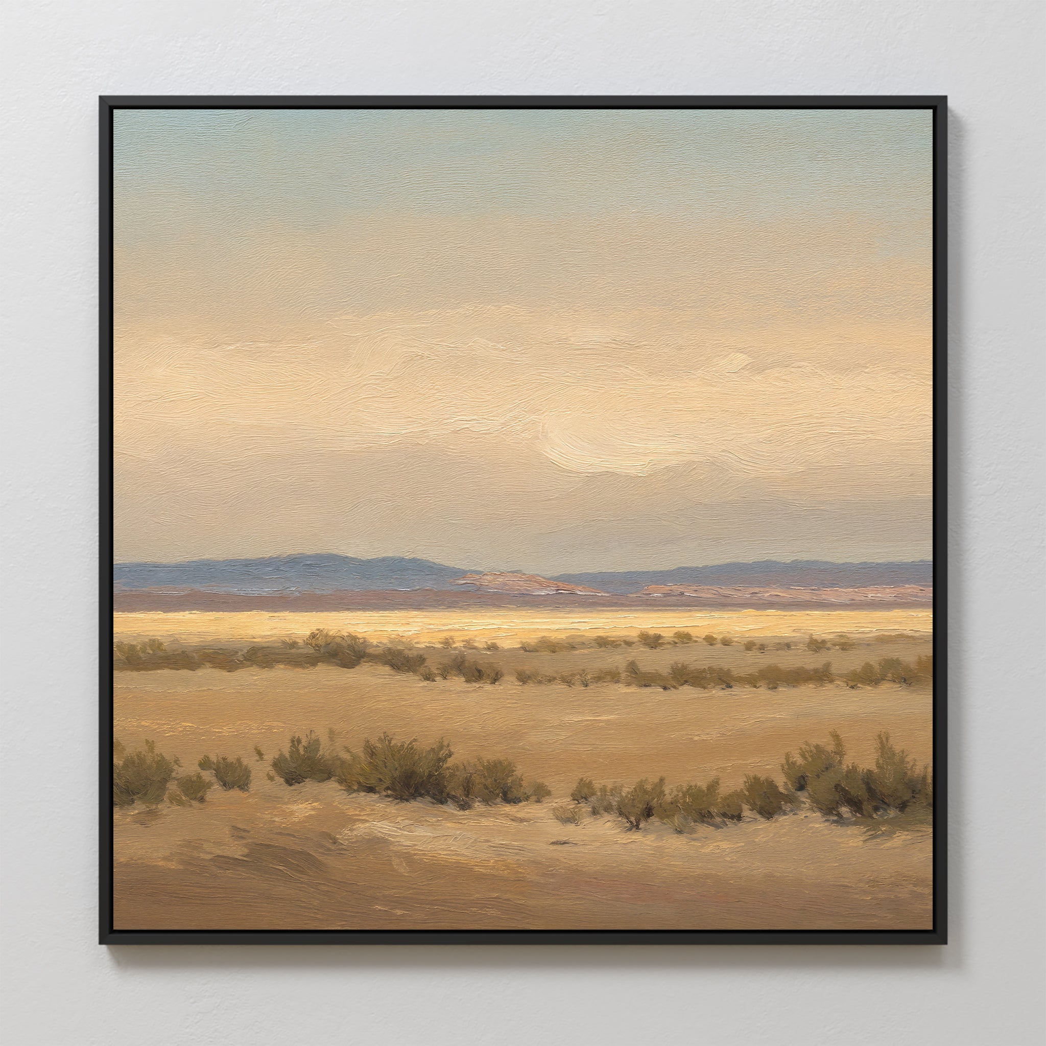 Whispers of the Dunes – golden yellow vintage canvas wall art print by Aspire Prints