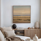 Whispers of the Dunes – golden yellow vintage canvas wall art print by Aspire Prints