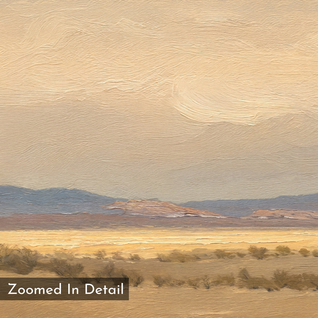 Whispers of the Dunes – golden yellow vintage canvas wall art print by Aspire Prints