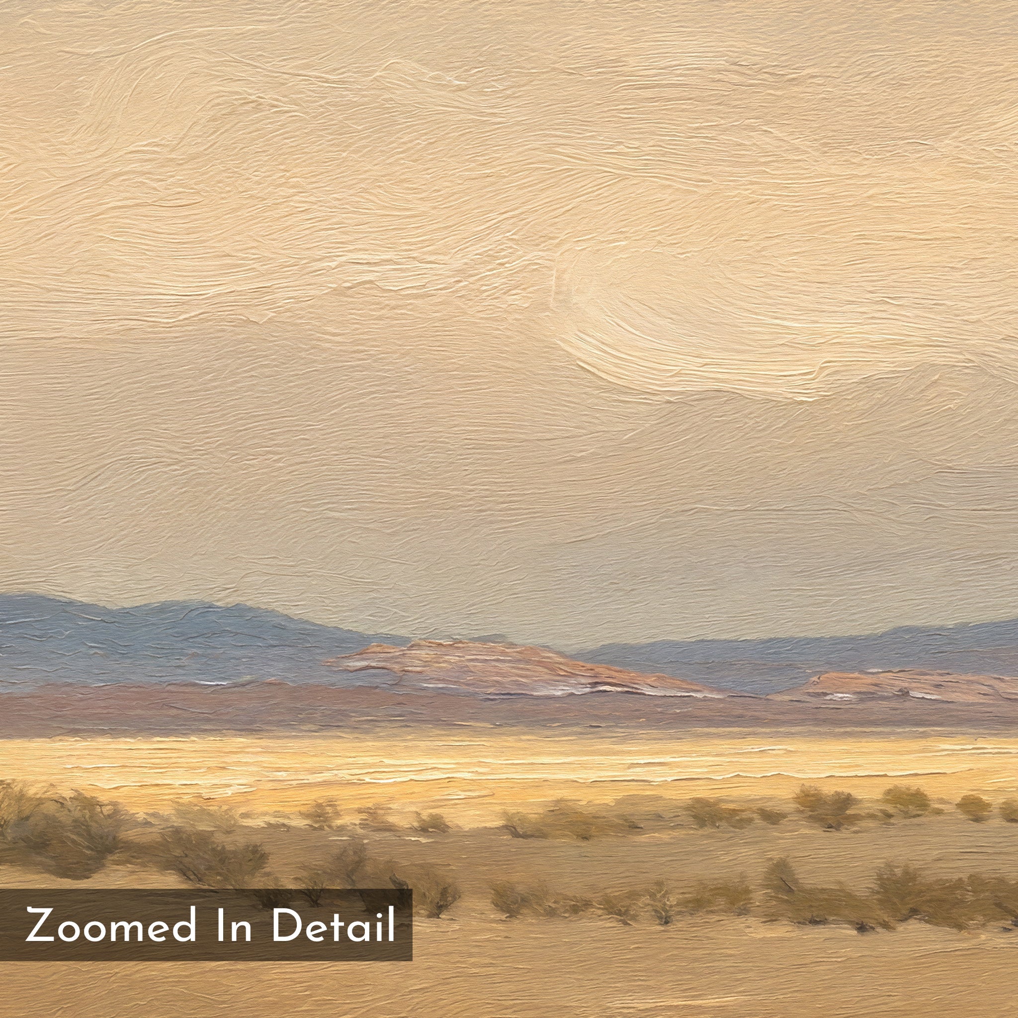Whispers of the Dunes – golden yellow vintage canvas wall art print by Aspire Prints