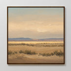 Whispers of the Dunes – golden yellow vintage canvas wall art print by Aspire Prints