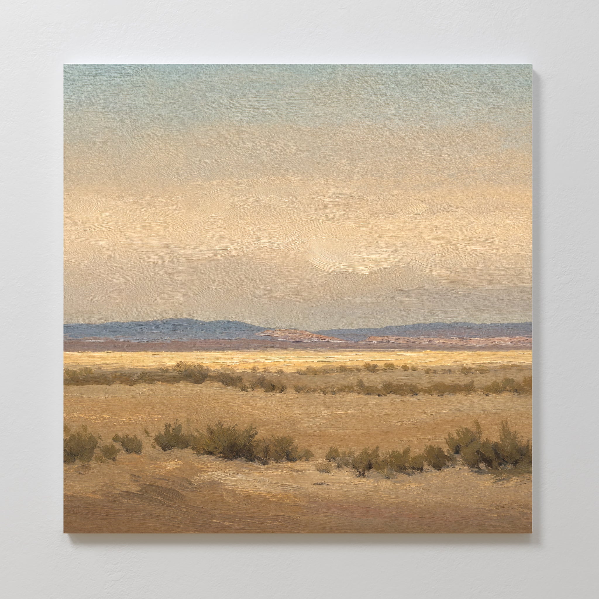Whispers of the Dunes – golden yellow vintage canvas wall art print by Aspire Prints