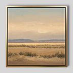 Whispers of the Dunes – golden yellow vintage canvas wall art print by Aspire Prints