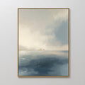 Whispers of the Horizon – blue coastal canvas wall art print by Aspire Prints