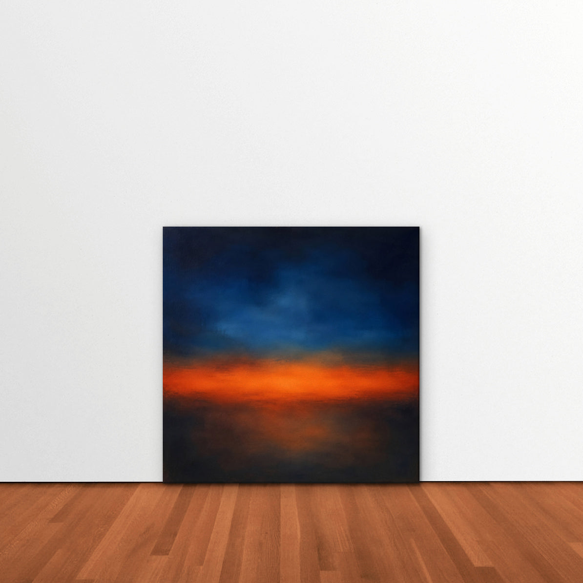 Ember Twilight Canvas Art - Square – Stretched Canvas Only in room setting