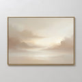 Whispers in the Mist Canvas Print – beige and white cloud canvas wall art print by Aspire Prints