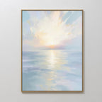 Whispers of the Tide Canvas Print – blue coastal canvas wall art print by Aspire Prints
