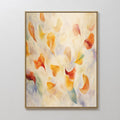 Whispers of Bloom – multicolour botanical canvas wall art print by Aspire Prints
