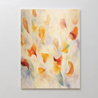Whispers of Bloom – multicolour botanical canvas wall art print by Aspire Prints