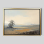 Whisper of the Lone Pine – green vintage canvas wall art print by Aspire Prints