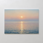 Whispers of a Gilded Tide – blue vintage canvas wall art print by Aspire Prints