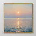 Whispers of a Gilded Tide – blue vintage canvas wall art print by Aspire Prints