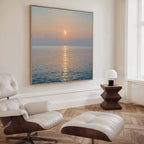 Whispers of a Gilded Tide – blue vintage canvas wall art print by Aspire Prints
