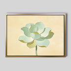 Whisper of Sage – green botanical canvas wall art print by Aspire Prints