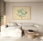 Whisper of Sage – green botanical canvas wall art print by Aspire Prints