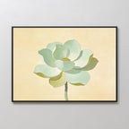 Whisper of Sage – green botanical canvas wall art print by Aspire Prints