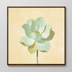 Whispers in Sage – green botanical canvas wall art print by Aspire Prints